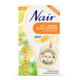 Nair Soft Natural Large Wax Strips 40 pack